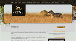 Desktop Screenshot of johnxsafaris.com