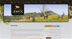 Desktop Screenshot of johnxsafaris.co.za